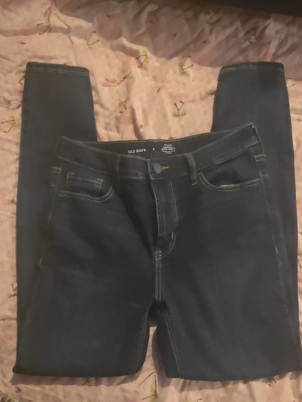 HIGH RISE ROCKSTAR SUPER SKINNY JEANS - Picture 7 of 8